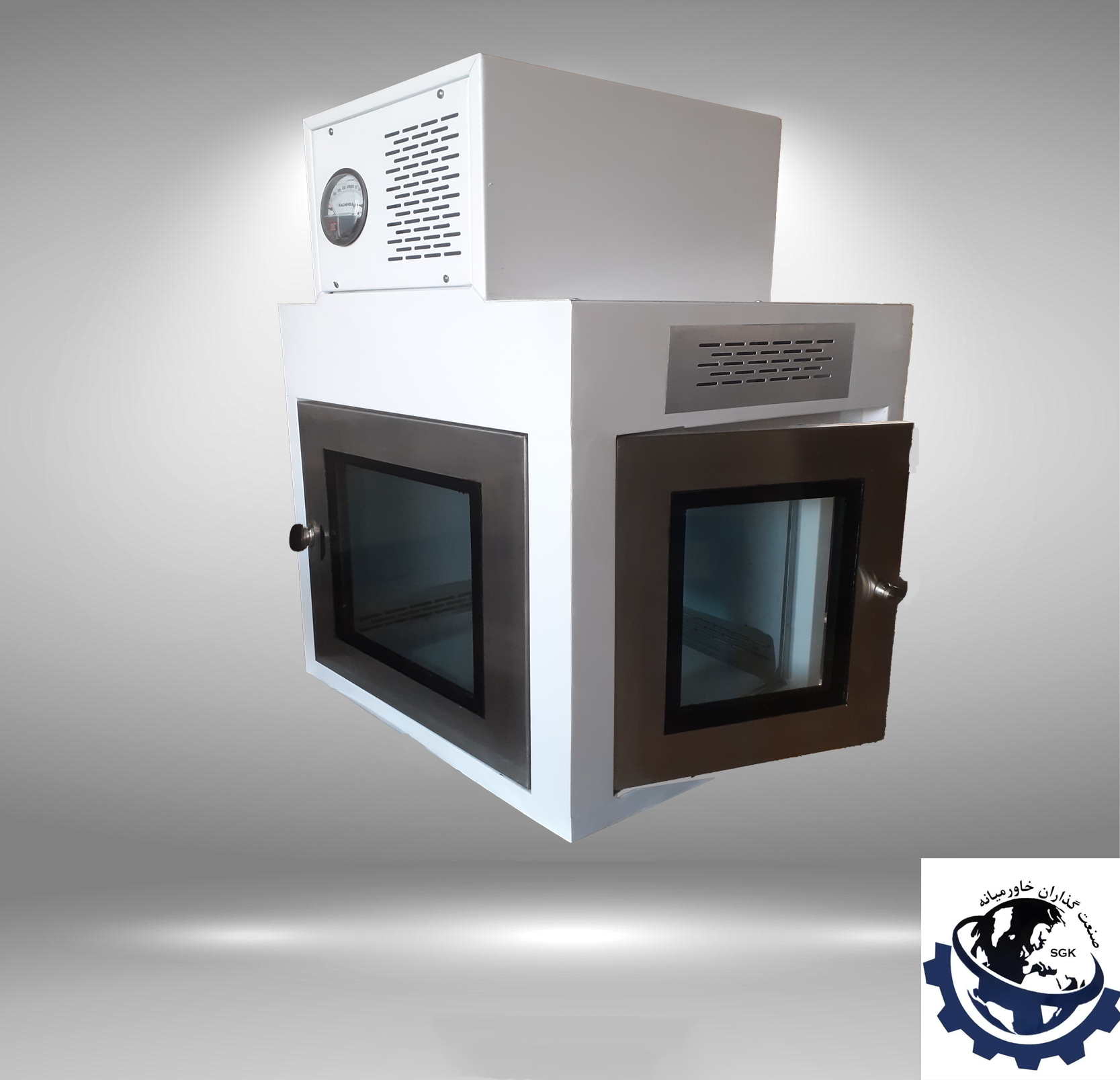 پاس باکس دینامیکی(Dynamic) 1 در اتاق های تمیز (Clean Rooms) پس باکس (Pass Box) برای جا به جایی موادمیان دو فضا که عموماً اختلاف کلاس دارند استفاده می شود. - پس باکس 11 پاس باکس دینامیکی(Dynamic)